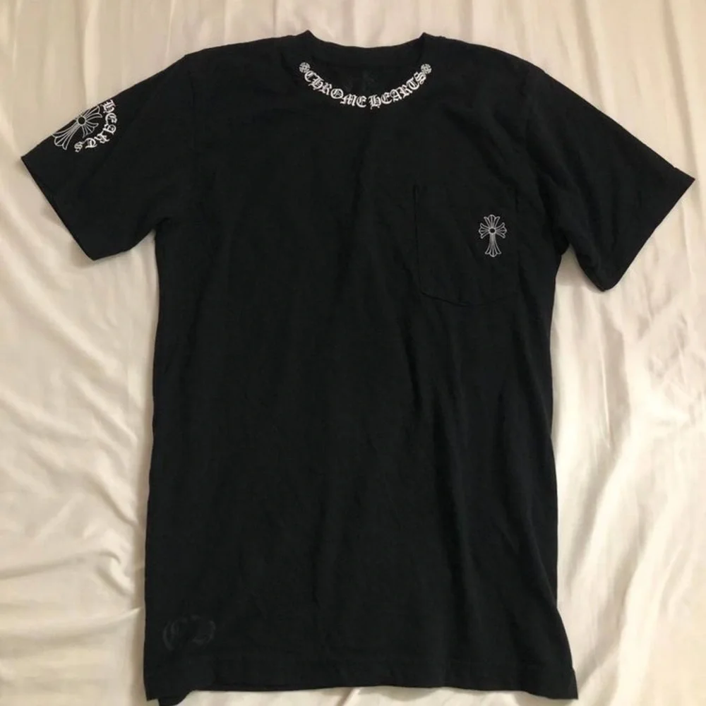 Chrome Hearts | Shirts | Chrome Hearts Tee Neck Logo | Poshmark
